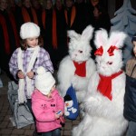 Schneehasen mit Kinder